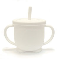 Поильник силиконовый Белый (Завод 2)