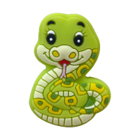 Змея мини салатовая