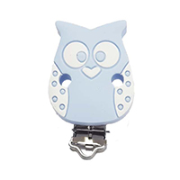 Сова pastel blue клипса 