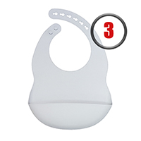 Нагрудник зауженный Светло серый (Завод 3)