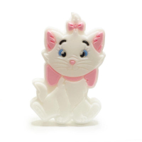 Кошечка с бантиком мини Белая