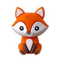 Лисенок 3Д оранжевый