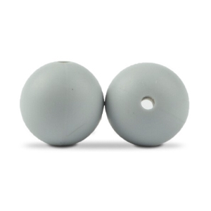 бусина Светло Серая 22 мм