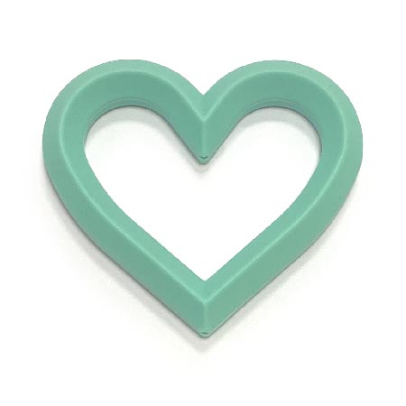 Сердце грызунок Светлая бирюза