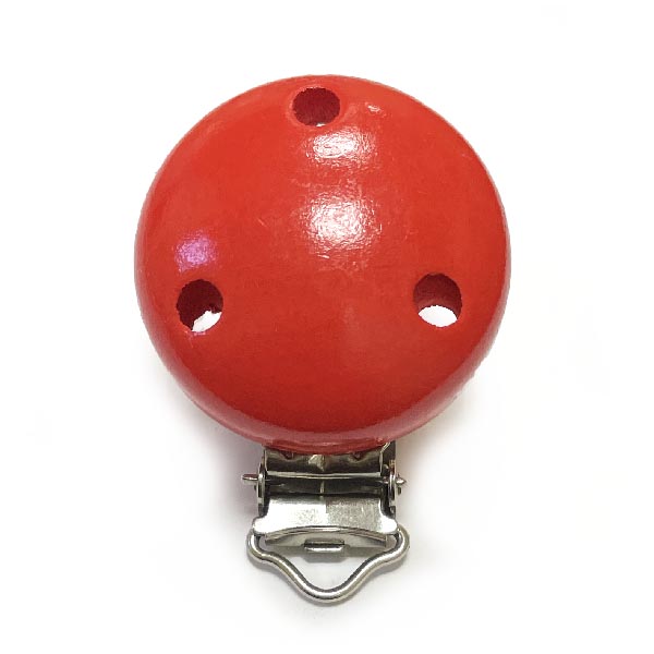 Клипса Красный (деревянная, германия)