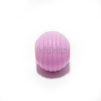 бусина Рифленая пинк