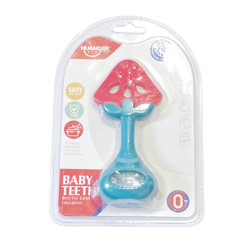 Погремушка прорезыватель Арбуз в блистерной упаковке