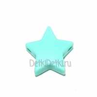 звезда средняя светлая бирюза