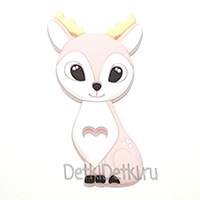 Олень нежно розовый