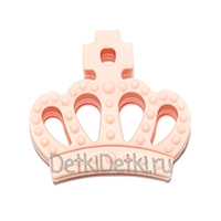 Корона 3D нежно розовая