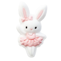 Зайка балерина розовая (мини)