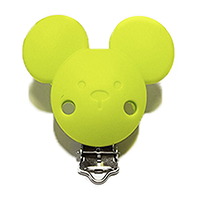 Микки салатовая клипса