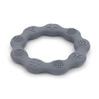 Кольцо прорезыватель Серое