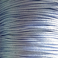 Шнур атласный серо голубой 1 метр