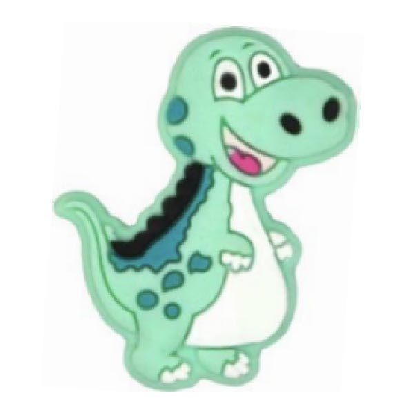 Динозаврик мини с сердечком Мята