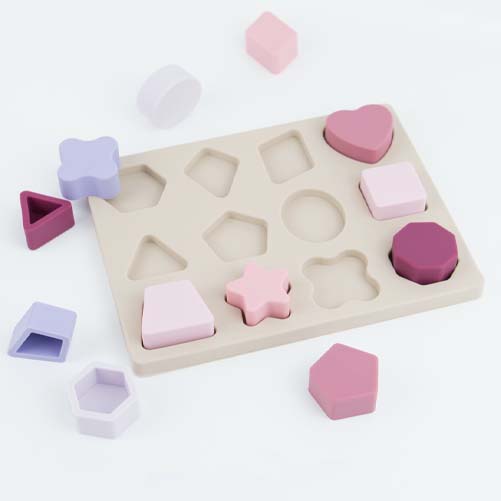 Пазл-Сортер Розовый