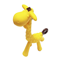 Игрушка грызунок жирафик желтый коричневый