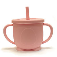 Поильник силиконовый Quartz pink (Завод 2)