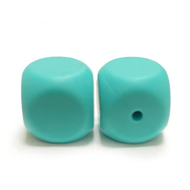 Кубик бирюза силиконовый