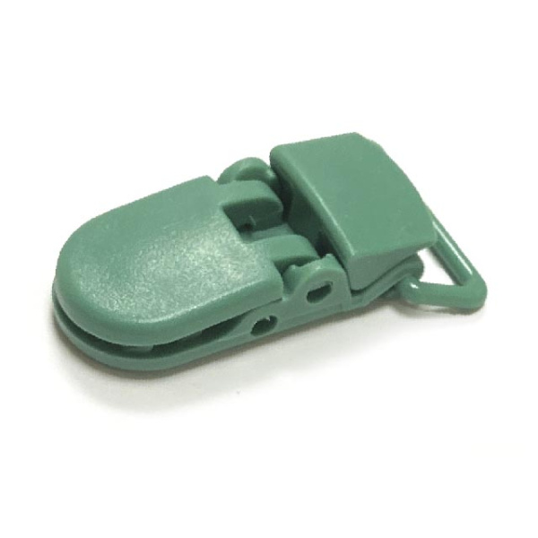 Клипса пластиковая 1 Изумрудный