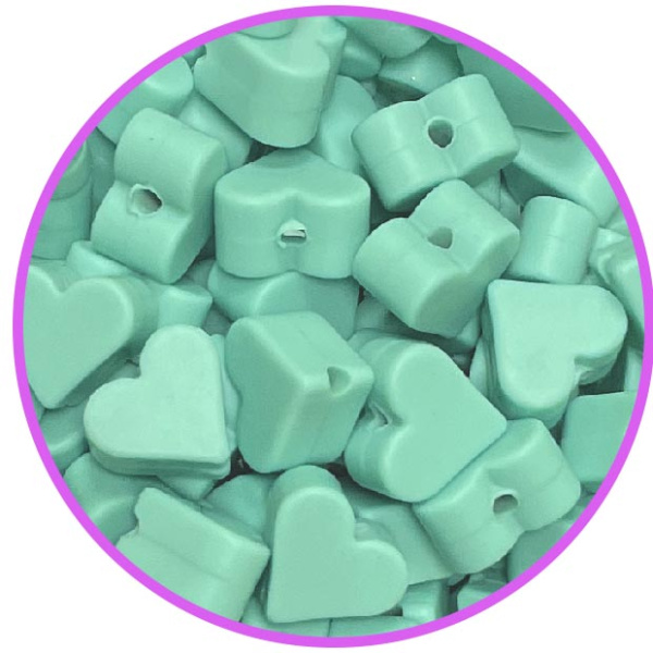 Сердечко мини Светлая Бирюза