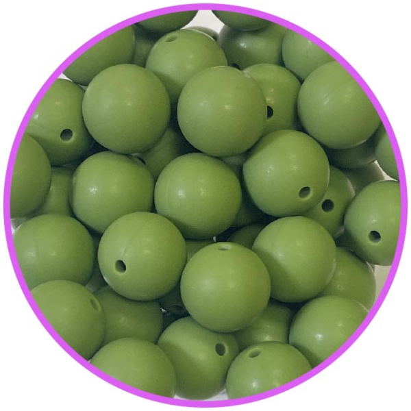 бусина Army green 12 мм