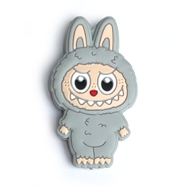 Лабубу светло серая