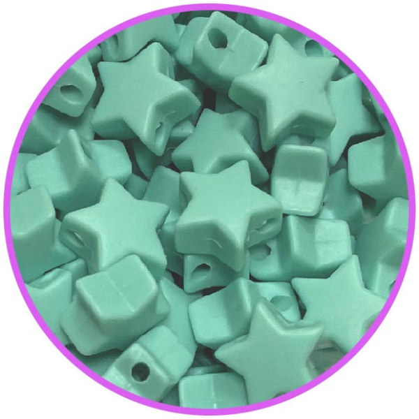 звезда мини Светлая Бирюза