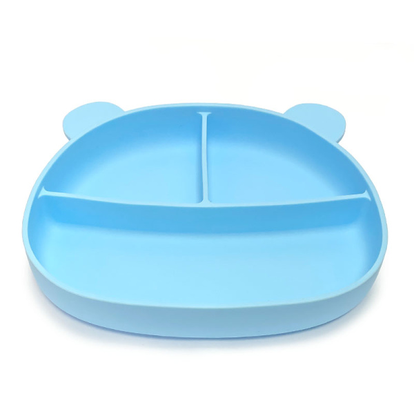 Тарелка Мишка Baby Blue 3 секции