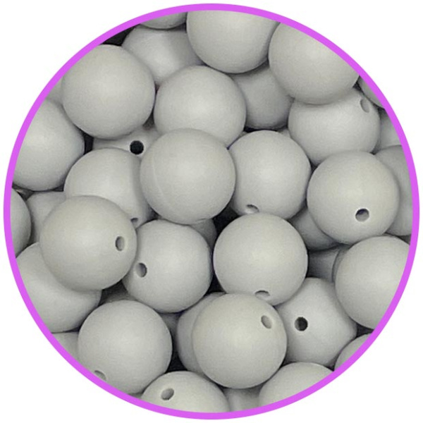 бусина Light Grey 15 мм (Завод 1)