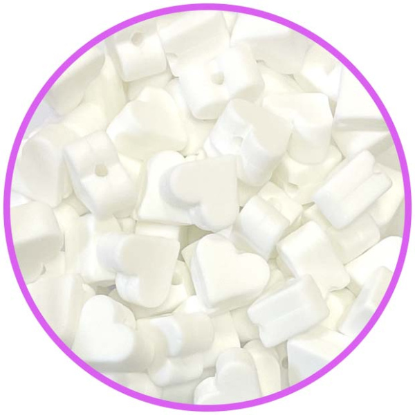 Сердечко мини Белое