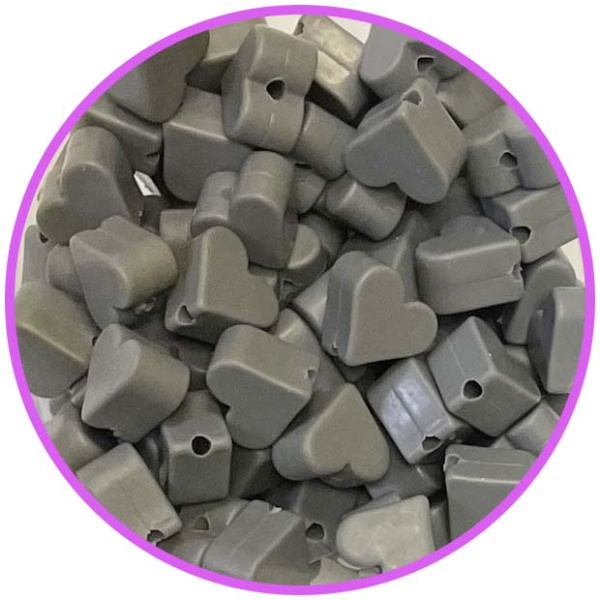 Сердечко мини Серый