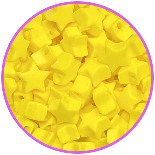 звезда мини желтая