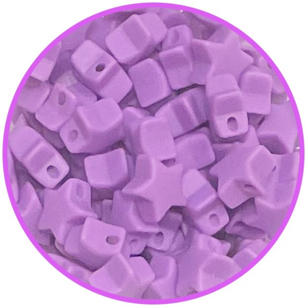 звезда мини  фиолетовая