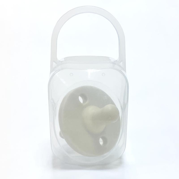 Пустышка Телесная силиконовая в пластиковом боксе