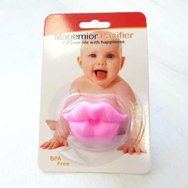 Пустышка Губки Розовые