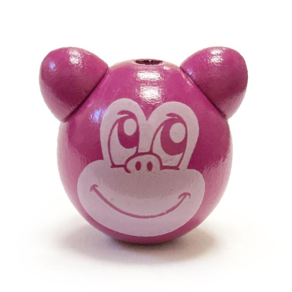 Обезьяна темно розовая