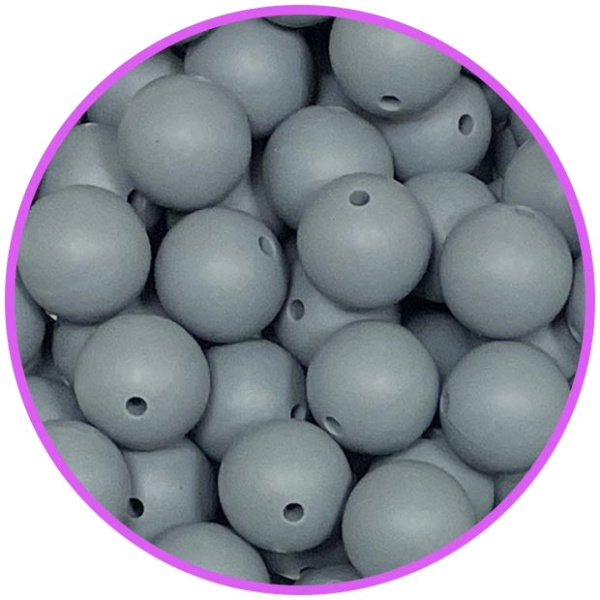 бусина Dim Grey 12 мм (Завод 1)