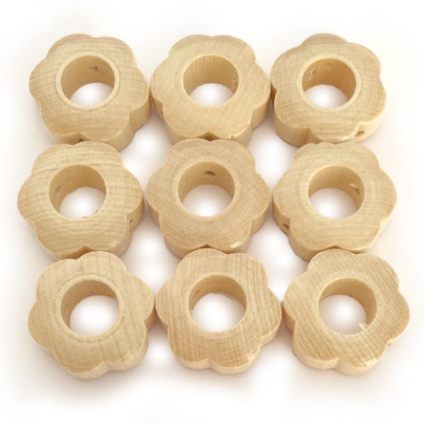 Цветок с отверстием натуральный (дерево, германия)