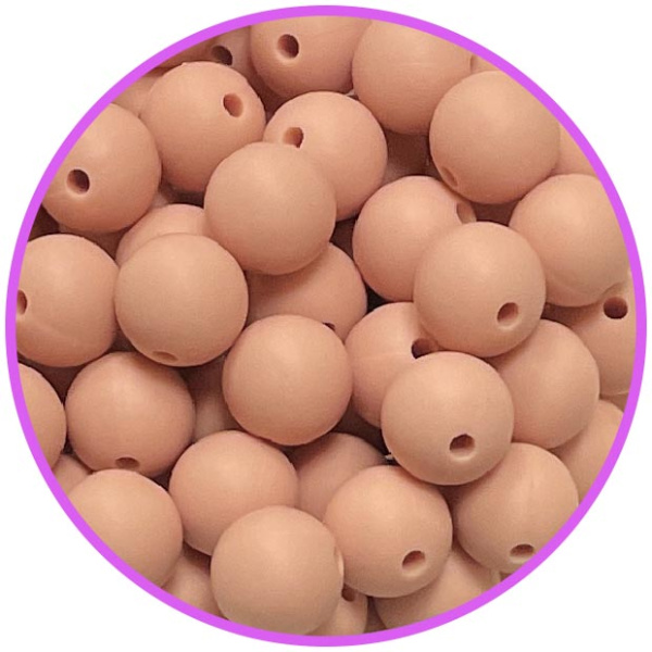 бусина 12 мм Dusty Pink (Завод 1)