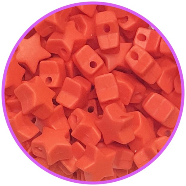 звезда мини  новый красный