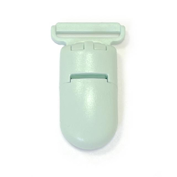  Клипса пластиковая 2 мята (широкое ушко) - интернет-магазин Detkidetki.ru