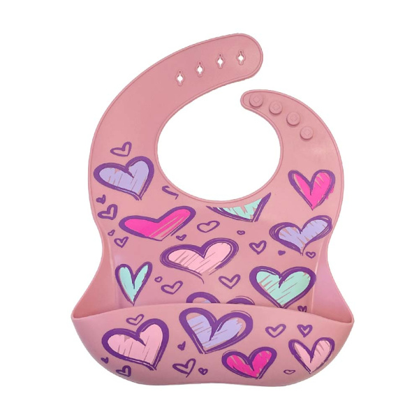 Нагрудник Сердечки Blush