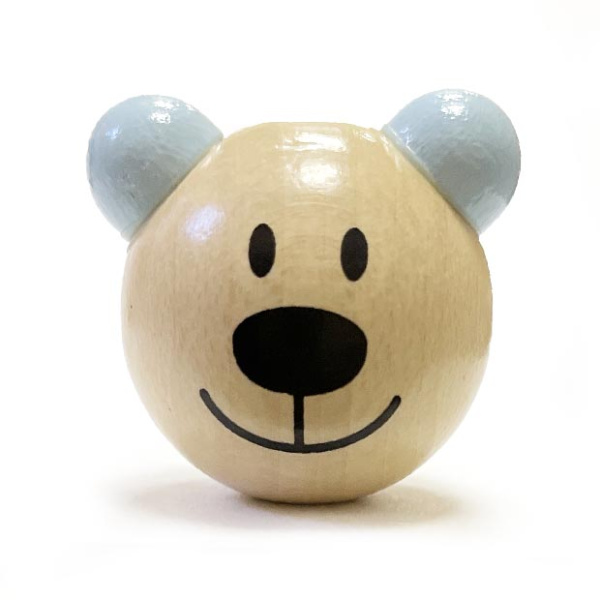 Мишка нежно голубые ушки