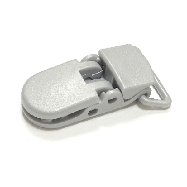Клипса пластиковая 1 Серебро