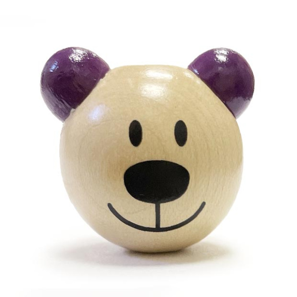 Мишка фиолетовые ушки