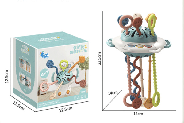 Кот-Космонавт Монтессори развивашка-тянучка 