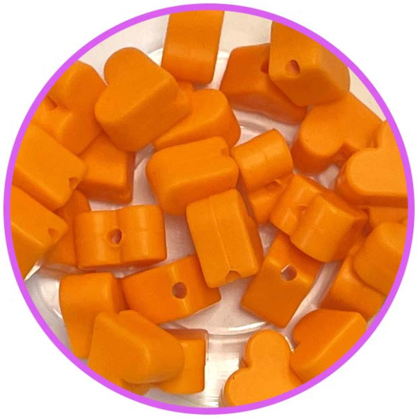 Сердечко мини Оранжевое