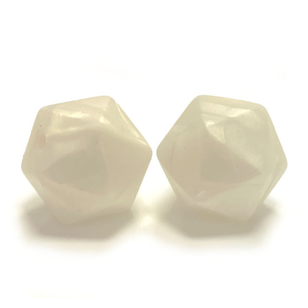 Иэкосаэдр (17) Белый металлик