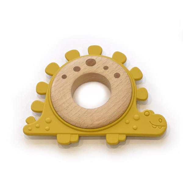 Динозавр Mustard на деревянном кольце